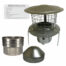 6 Inch SCREW FIT flexible flue liner fitting Kit (for use with existing chimney Pot)