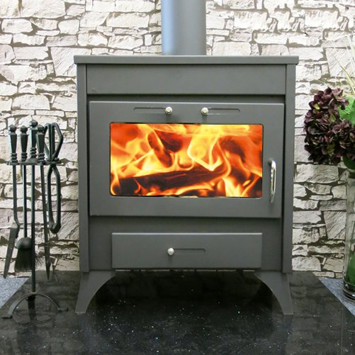 Modena 21kw Wood Burning Multi Fuel Stove With Back Boiler