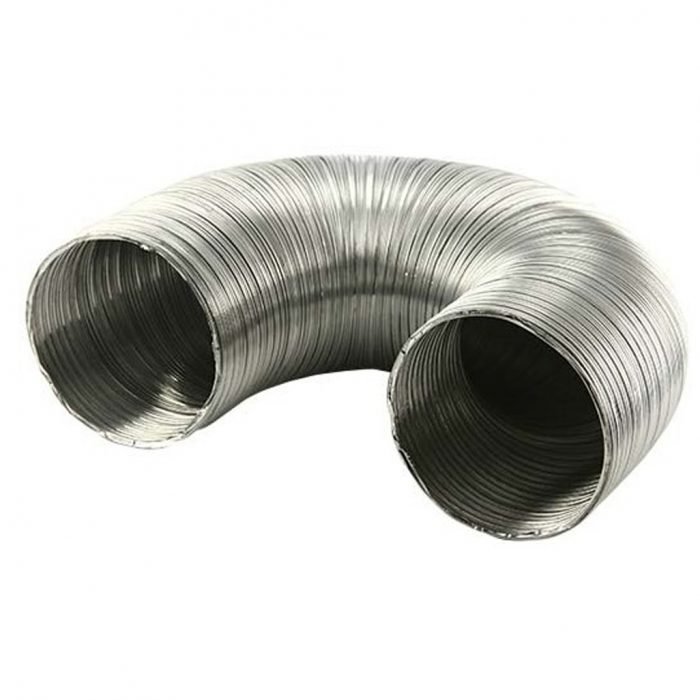 Aluminum flexible ventilation hose