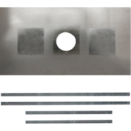 Chimney Register Plate 900mm x 495mm with Inspection Holes