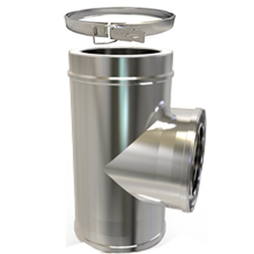 Convesa 5 45 Degree Elbow Twin Wall Insulated Flue Pipe Multifuel 