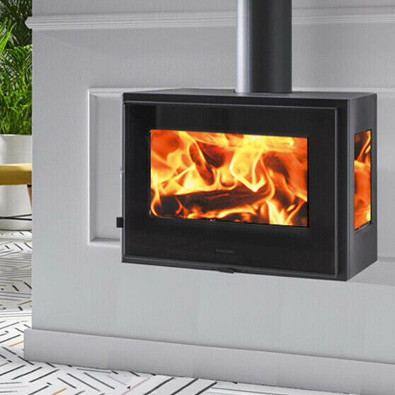Java Tri-Vision WALL HUNG 3 Sided Multi-Fuel Stove